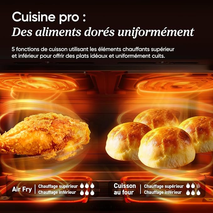 Air fryer Cosori 10L Double résistance