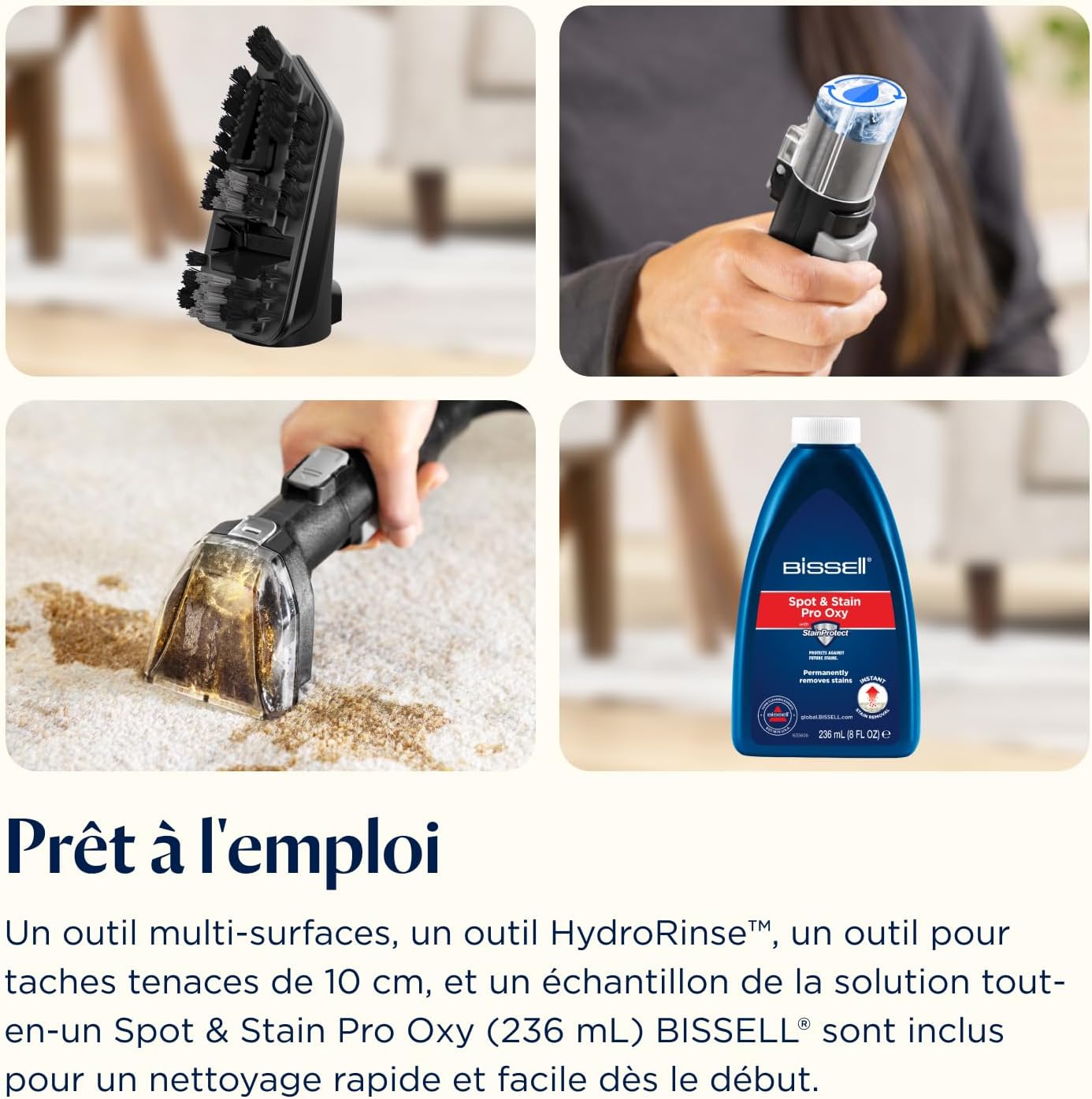 Detacheur Bissell HydroSteam Select 1000w (Nettoyeur Vapeur)