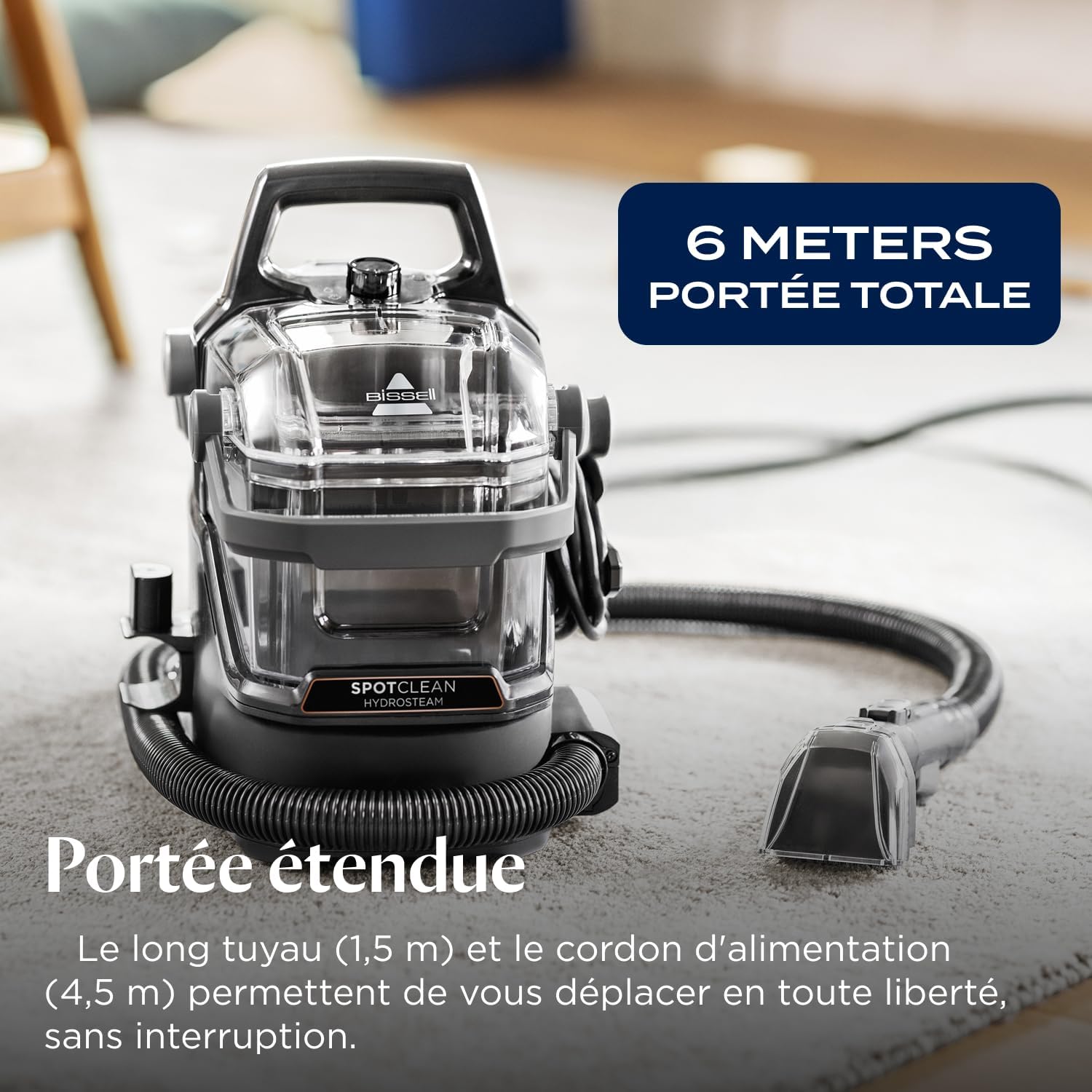 Detacheur Bissell HydroSteam Select 1000w (Nettoyeur Vapeur)