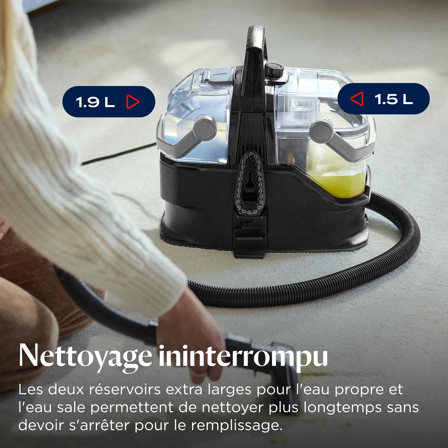 Detacheur Bissell HydroSteam Select 1000w (Nettoyeur Vapeur)