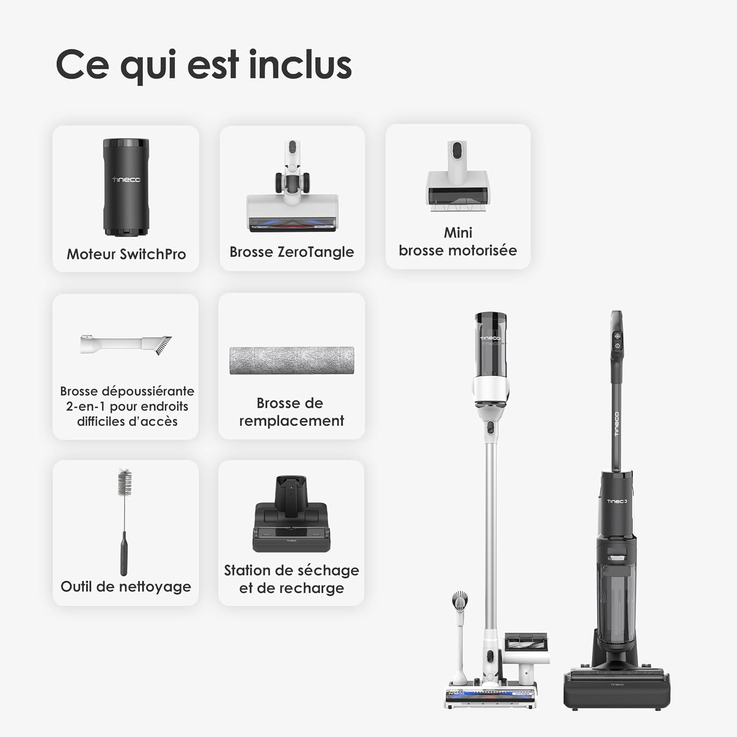 Aspirateur laveur Tineco s7 switch pet