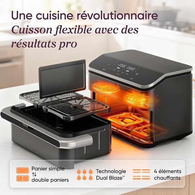 Air fryer Cosori 10L Double résistance