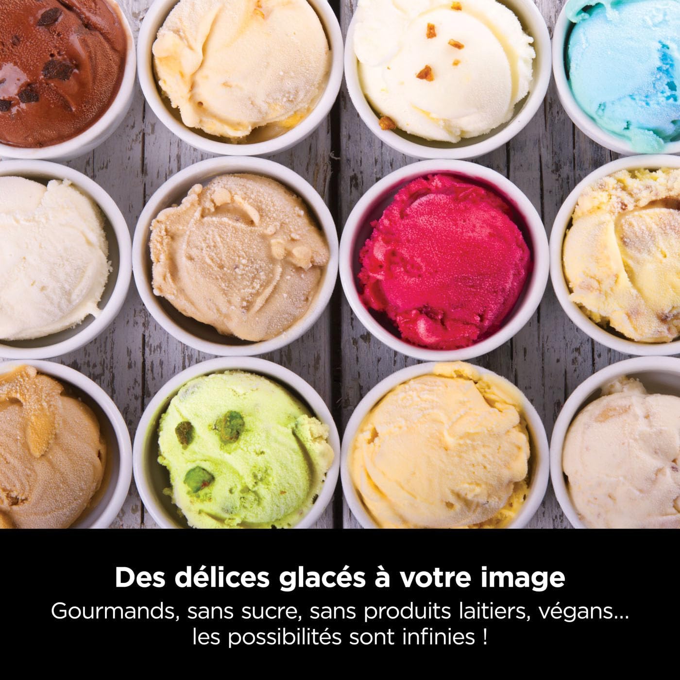 Ninja CREAMi Sorbetière & Fabrique à Desserts NC300EUCP