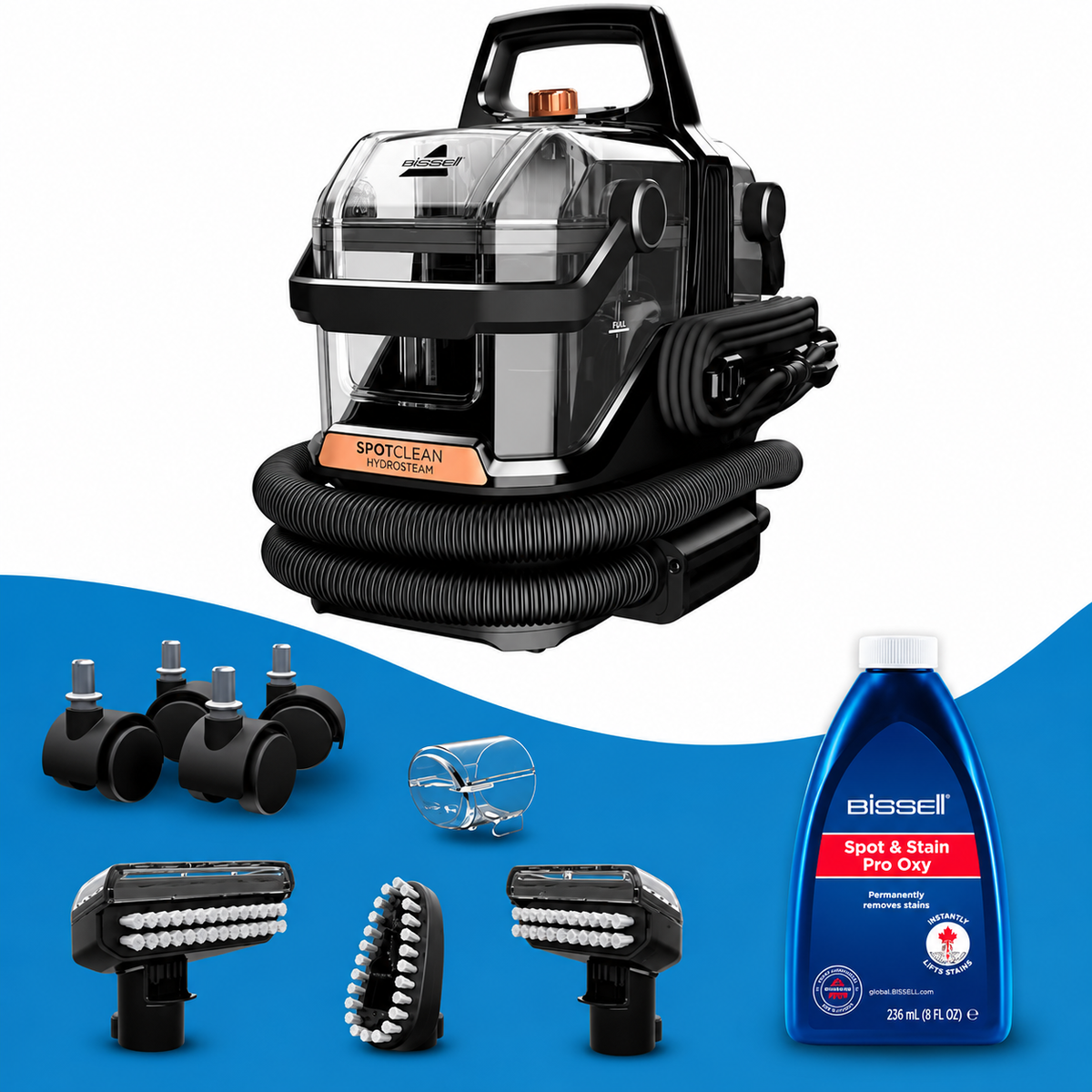 Détacheur Bissell SpotClean HydroSteam Pro