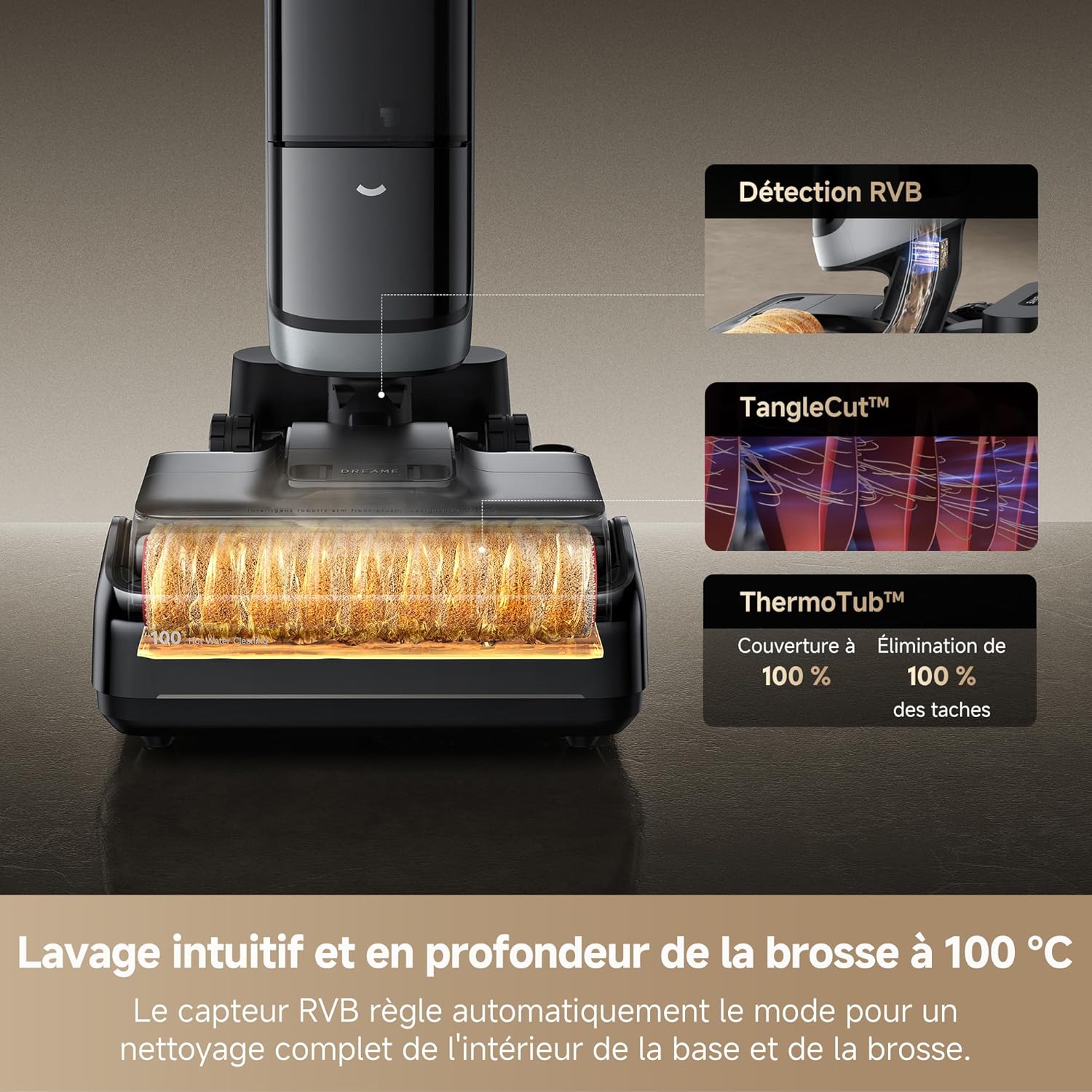 DREAME H15 Pro Heat Aspirateur Laveur