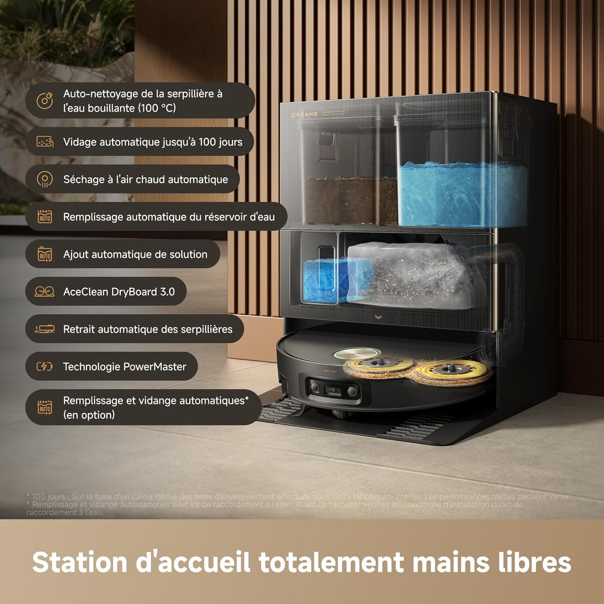 Robot Aspirateur Laveur Dreame X60 Pro Ultra Complete