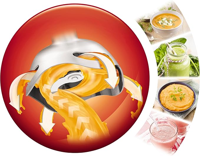 Moulinex Mixeur Plongeant Optichef 3-en-1 800 Watt