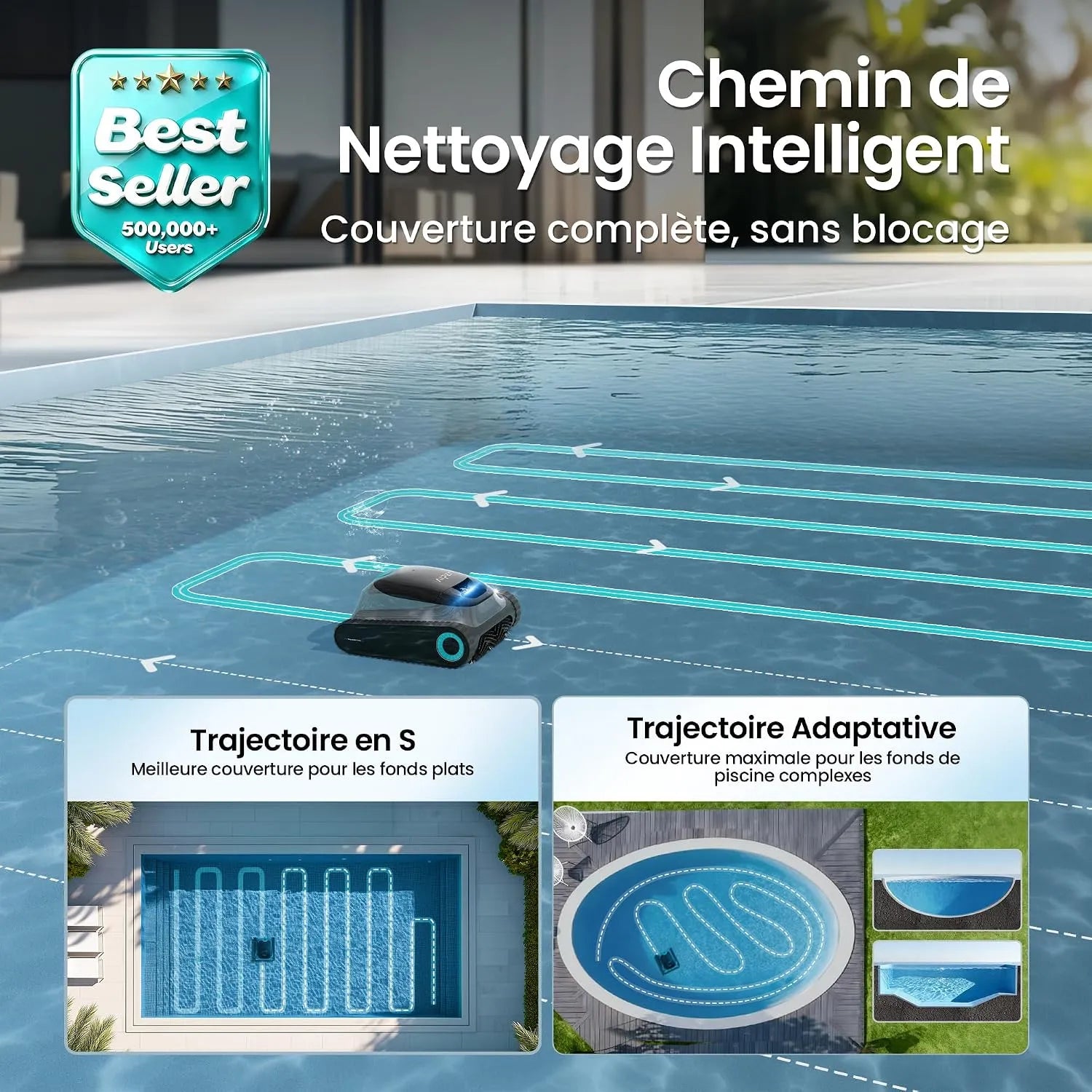 AIPER Scuba S1 Robot Piscine Nettoyage jusqu'à 150 m² ( 19 Million 5000 DA)