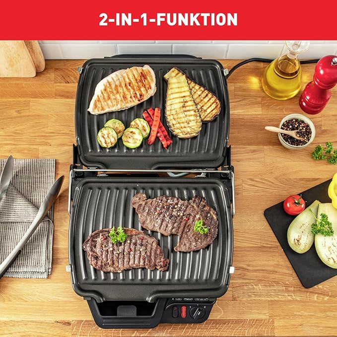 Tefal Grille-Viande Compact Grill 3 En 1 Gc308812/Gc305012