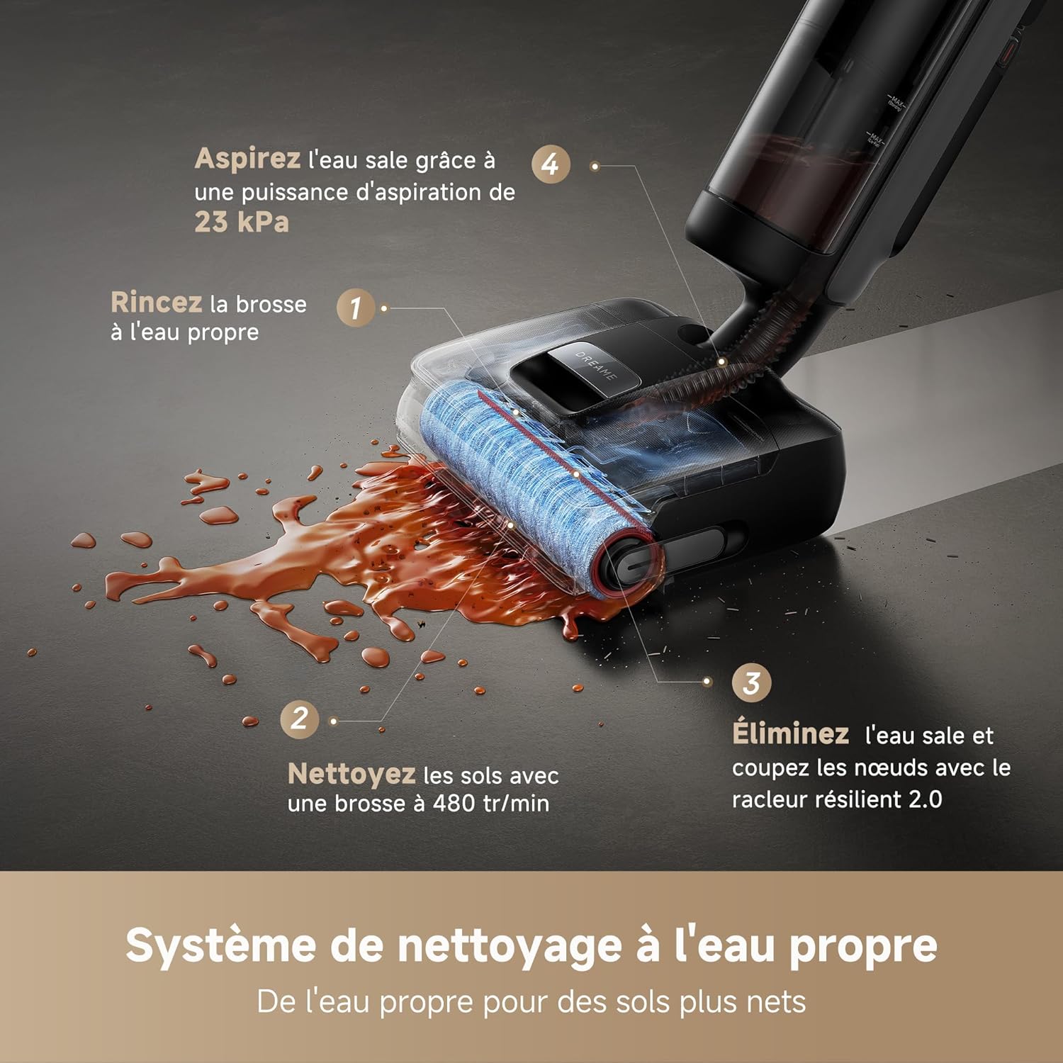 Dreame H15 Mix Aspirateur Laveur 7-en-1      ( 21 Million 5000da )