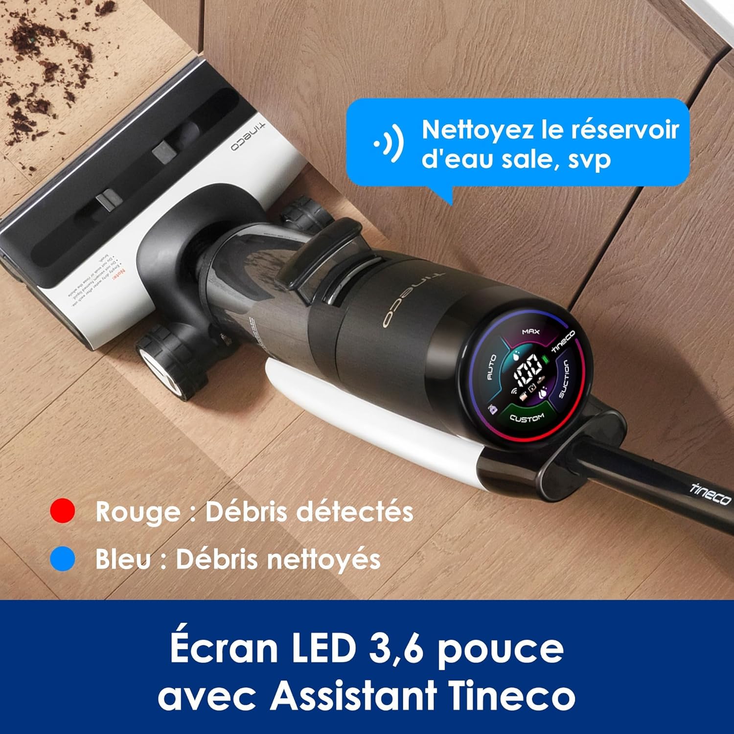 Aspirateur Tineco Foor One S7 Pro Laveur Sec Et Humide