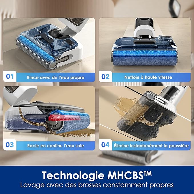 Aspirateur Laveur Tineco S6 Stretch Eau et Poussière