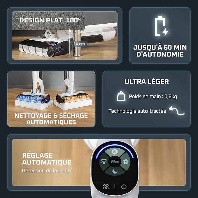 Aspirateur Laveur Rowenta X-Clean 10
