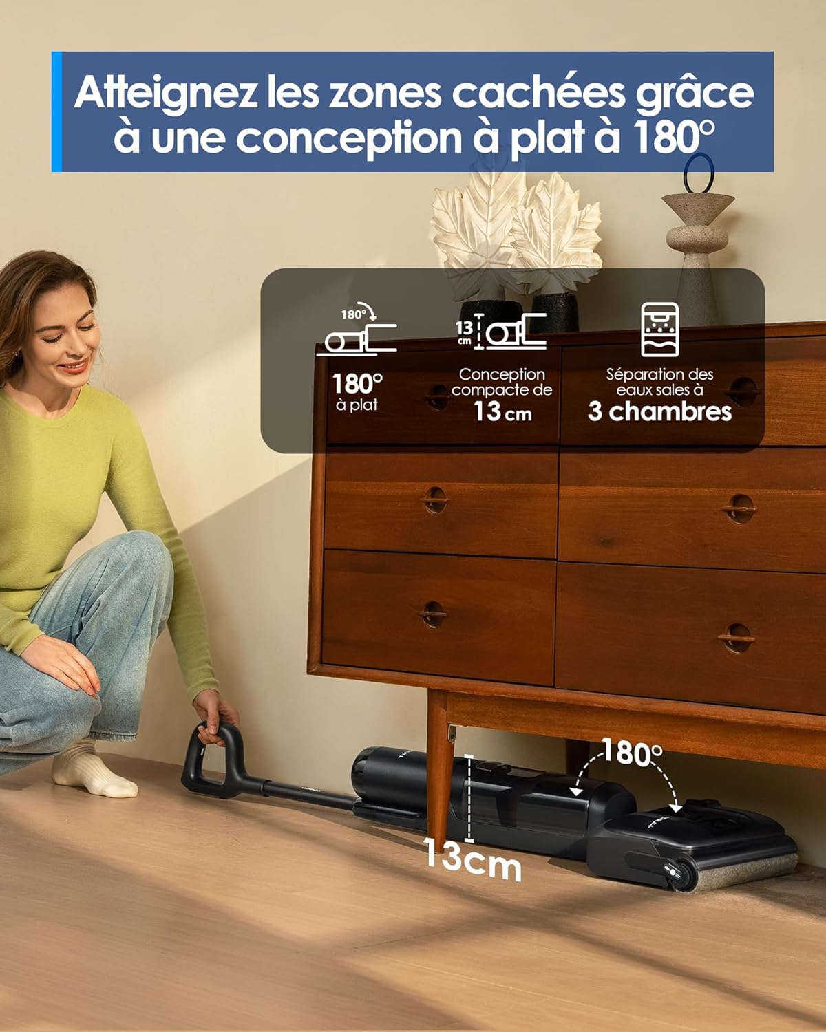 Aspirateur Laveur Tineco Floor One S7 Stretch Ultra