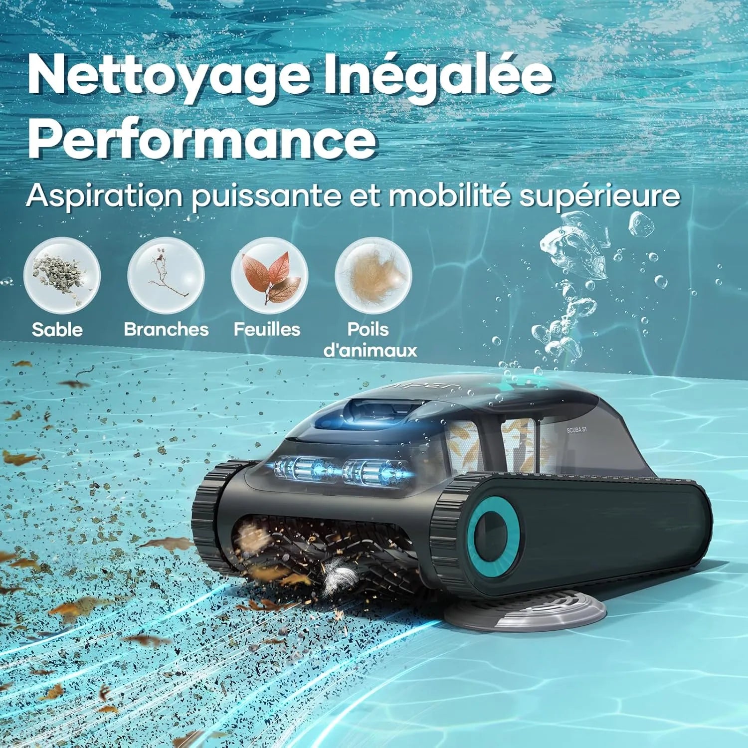 AIPER Scuba S1 Robot Piscine Nettoyage jusqu'à 150 m² ( 19 Million 5000 DA)