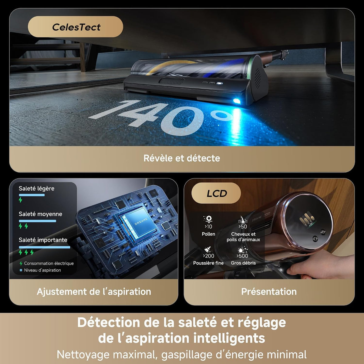 Aspirateur Balai Sans Fil Dreame V30