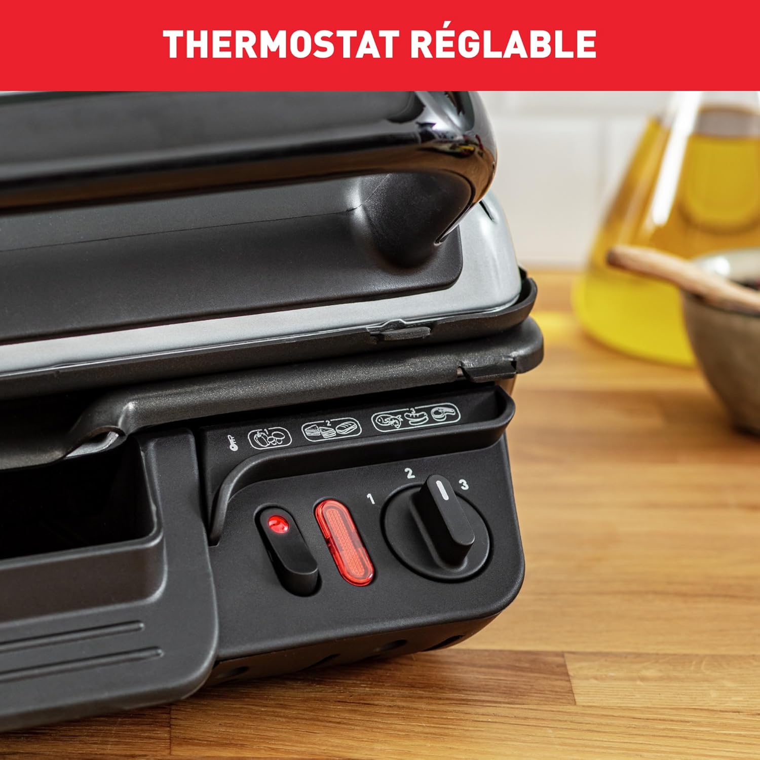 Tefal Grille Viande Compact Grill 3 En 1 Gc308812/Gc305012