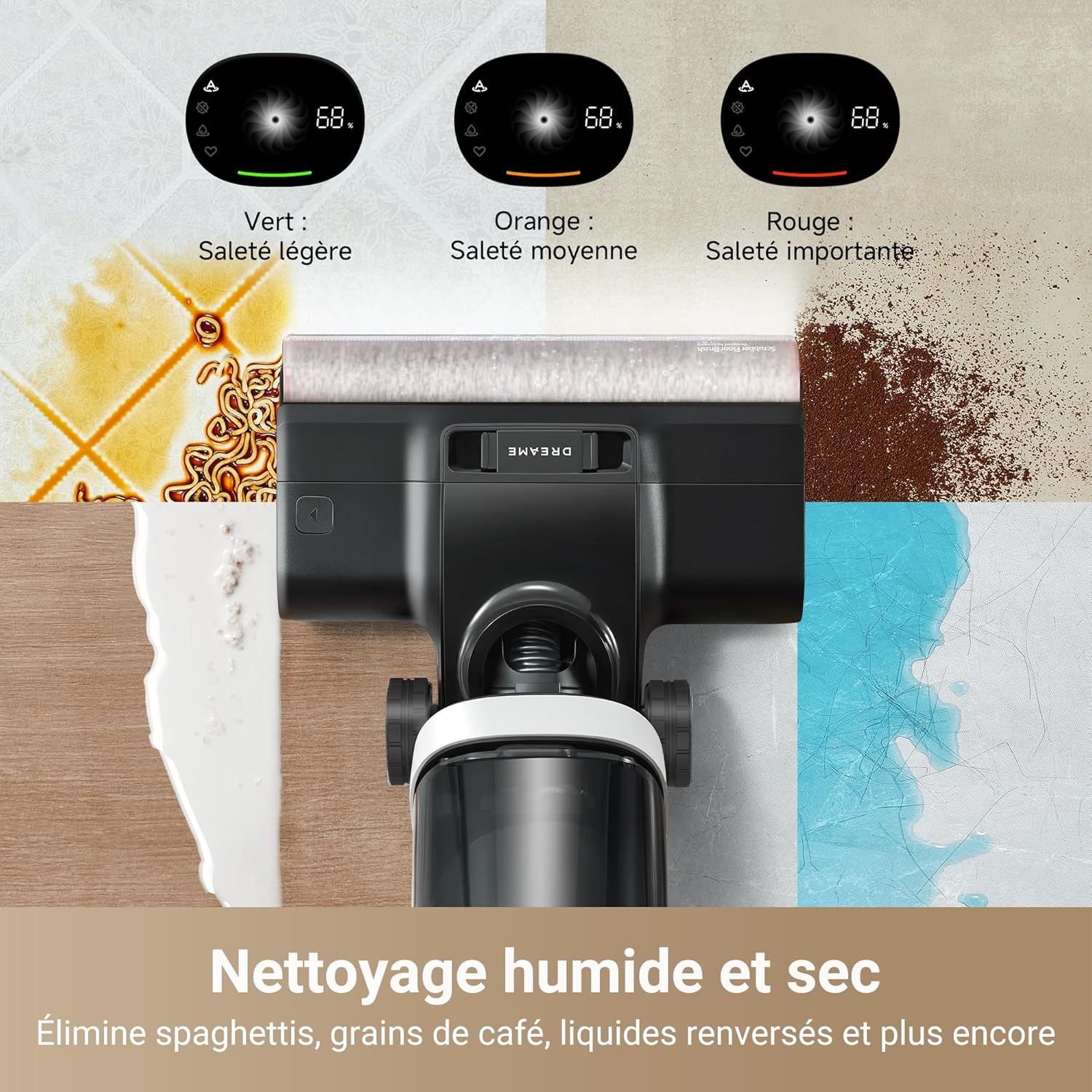 Dreame H14 Pro Aspirateur Laveur Sec Et Humide