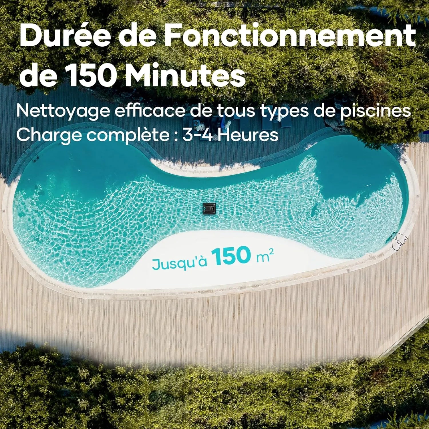 AIPER Scuba S1 Robot Piscine Nettoyage jusqu'à 150 m² ( 19 Million 5000 DA)