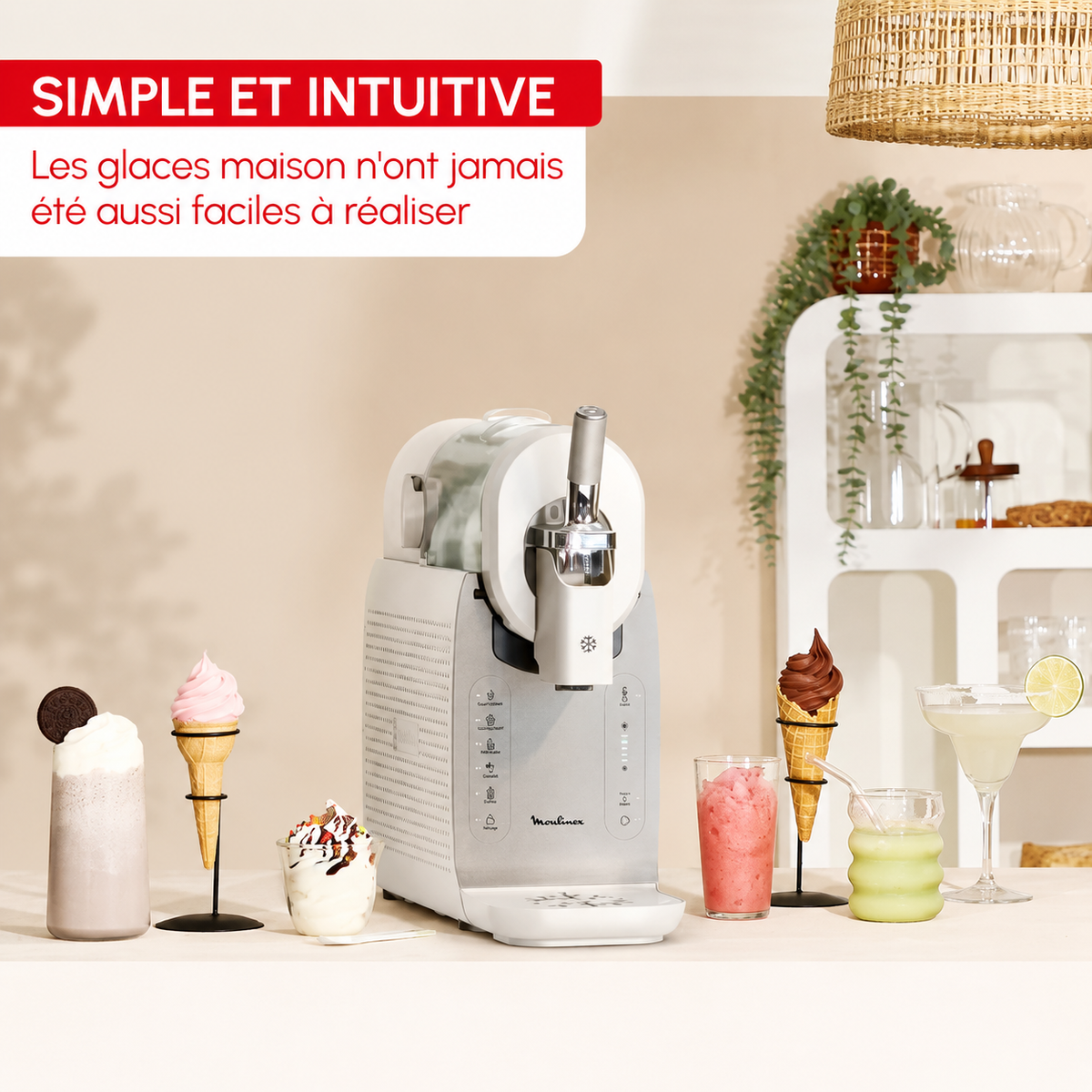 Sorbetière Moulinex Freezi  MJ803AF0