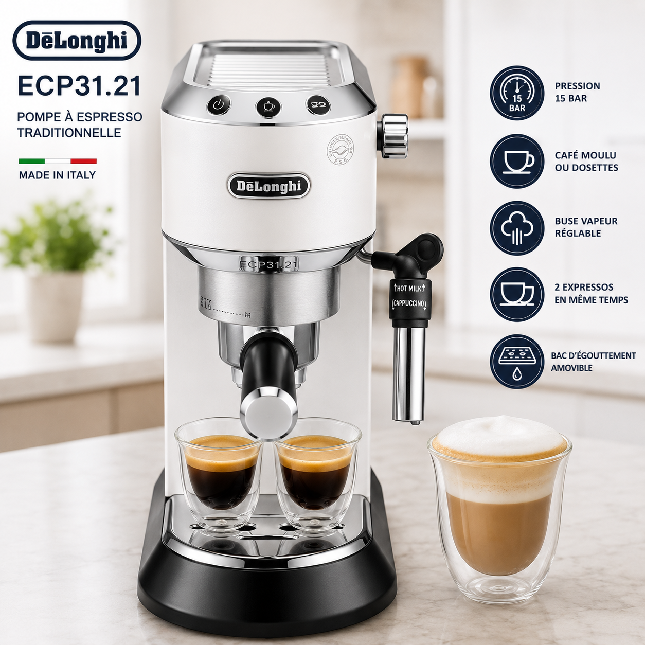 Machine à Cafe De'Longhi Dedica Style