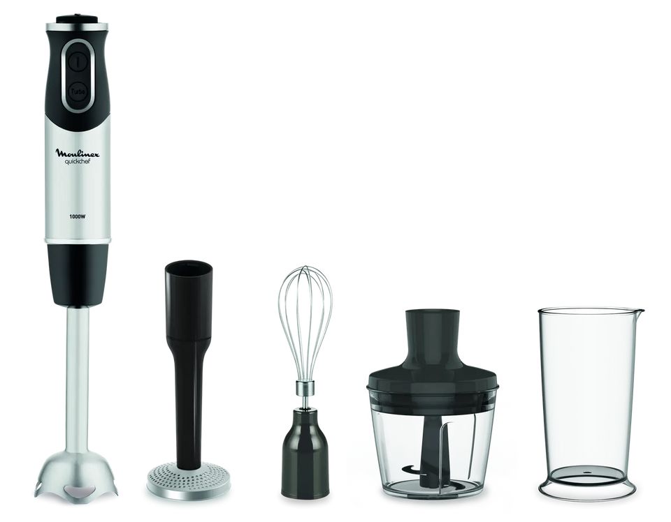 BRAS MIXEUR MOULINEX QUICKCHEF 4IN1 10 vitesses, 1000W DD65H810
