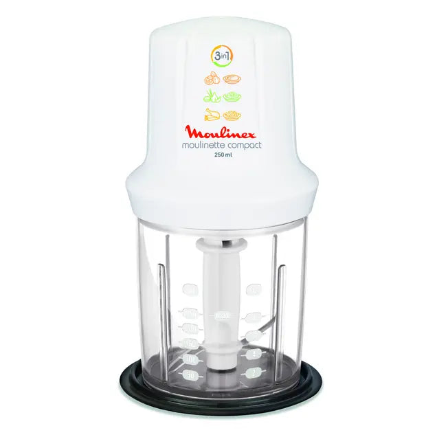 Mini Hachoir Moulinex 3 EN 1 DJ305110 - 350W - 250ML