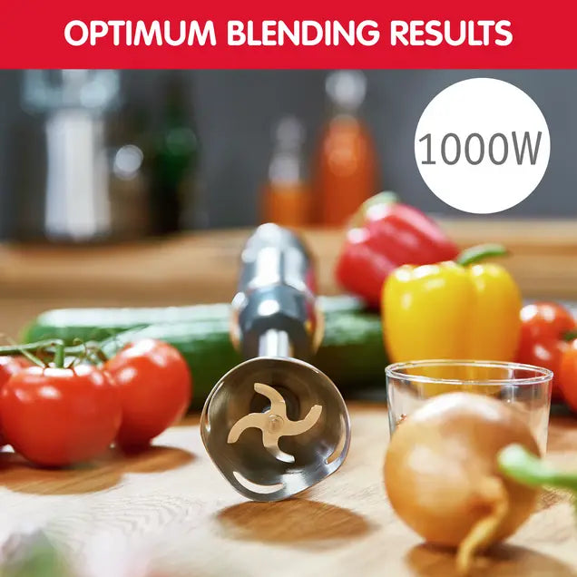 BRAS MIXEUR MOULINEX QUICKCHEF 4IN1 10 vitesses, 1000W DD65H810