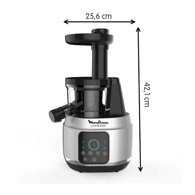 Moulinex extracteur de jus Fruits et Légumes 150W ZU420E10 Noir/ Gris