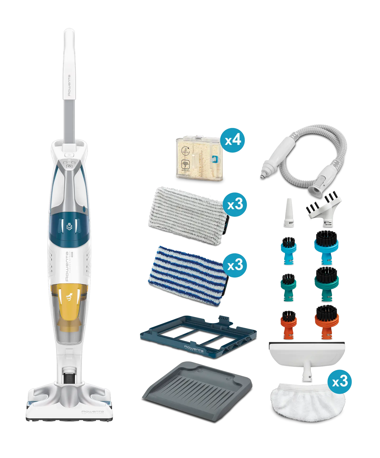 Rowenta Nettoyeur vapeur Clean & Steam Multi RY8561WH