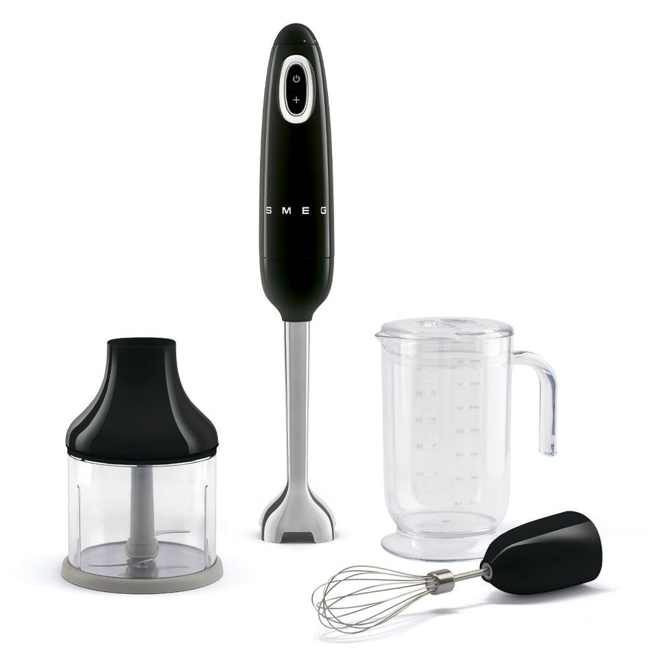 Mixeur plongeant Smeg HBF03 avec accessoires – noir