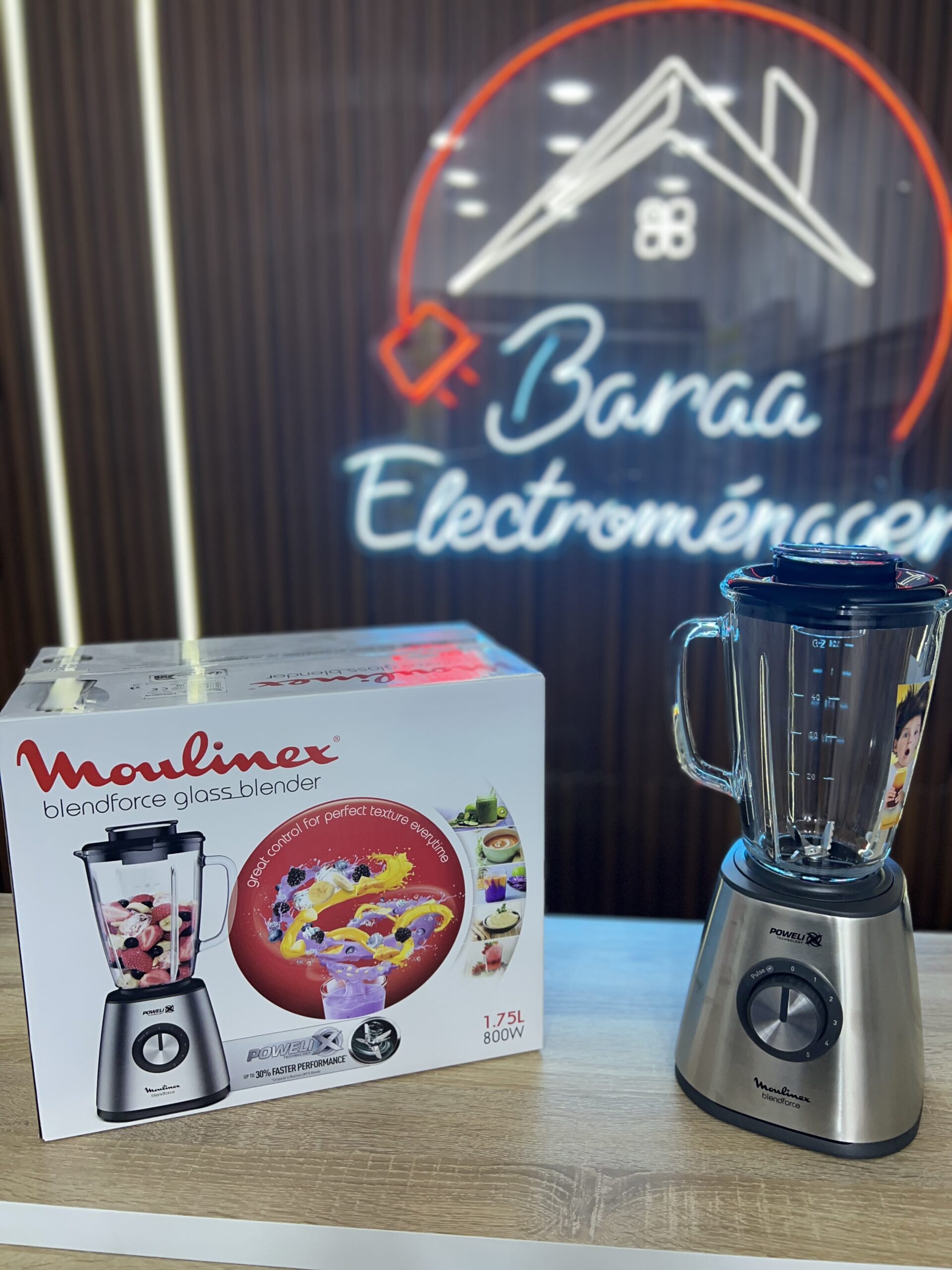 blender MOULINEX 800 watts inox