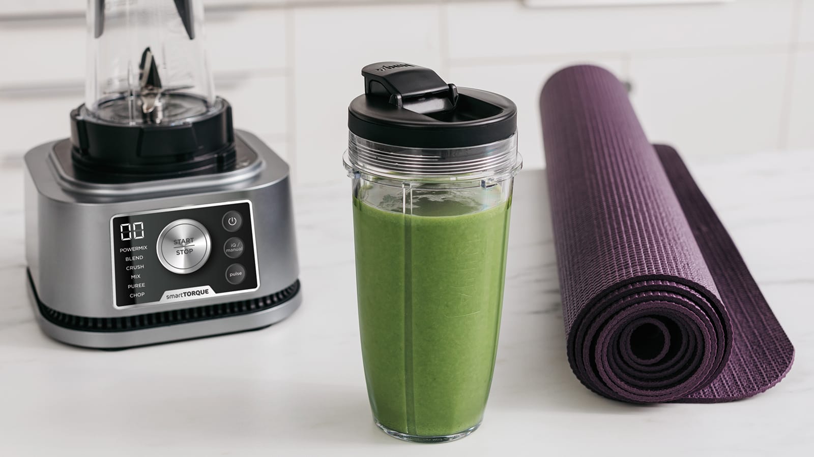 Blender 3 en 1 Ninja Foodi Power Nutri avec technologies Smart Torque & Auto-iQ 1200W - CB350EU