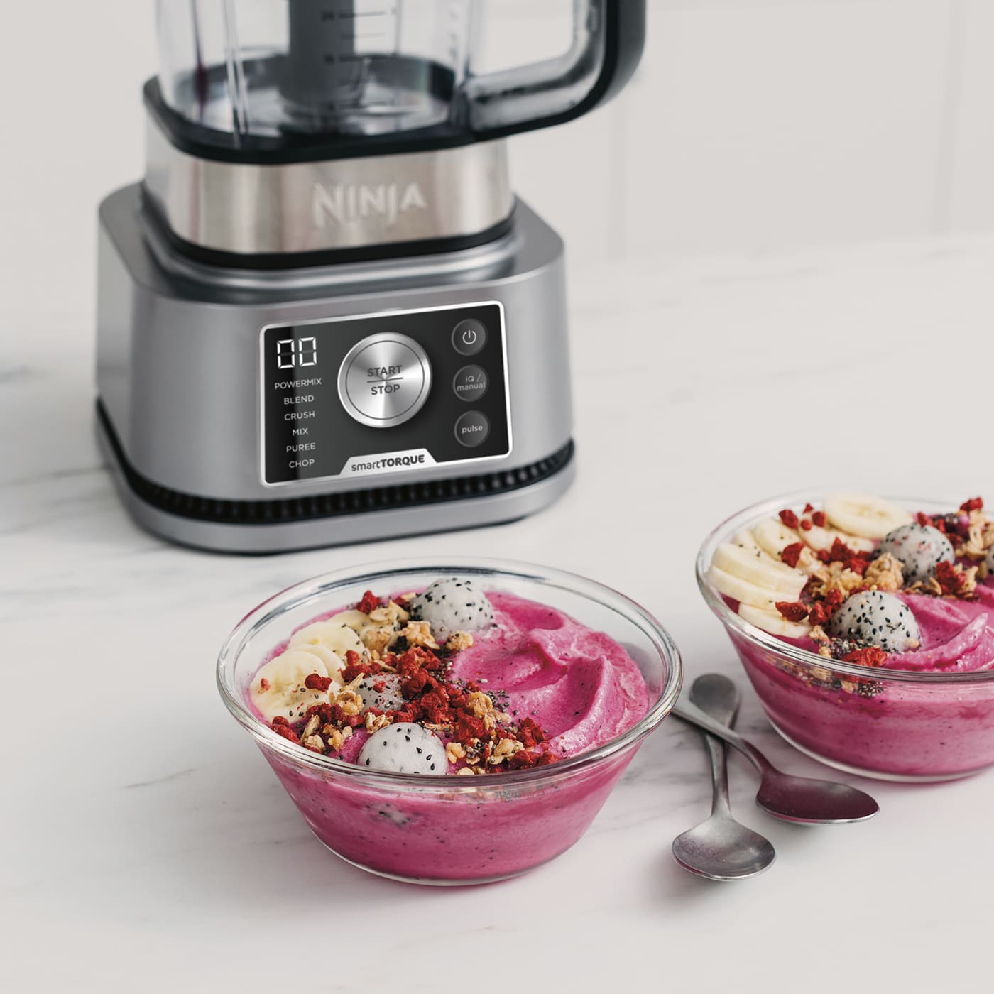 Blender 3 en 1 Ninja Foodi Power Nutri avec technologies Smart Torque & Auto-iQ 1200W - CB350EU