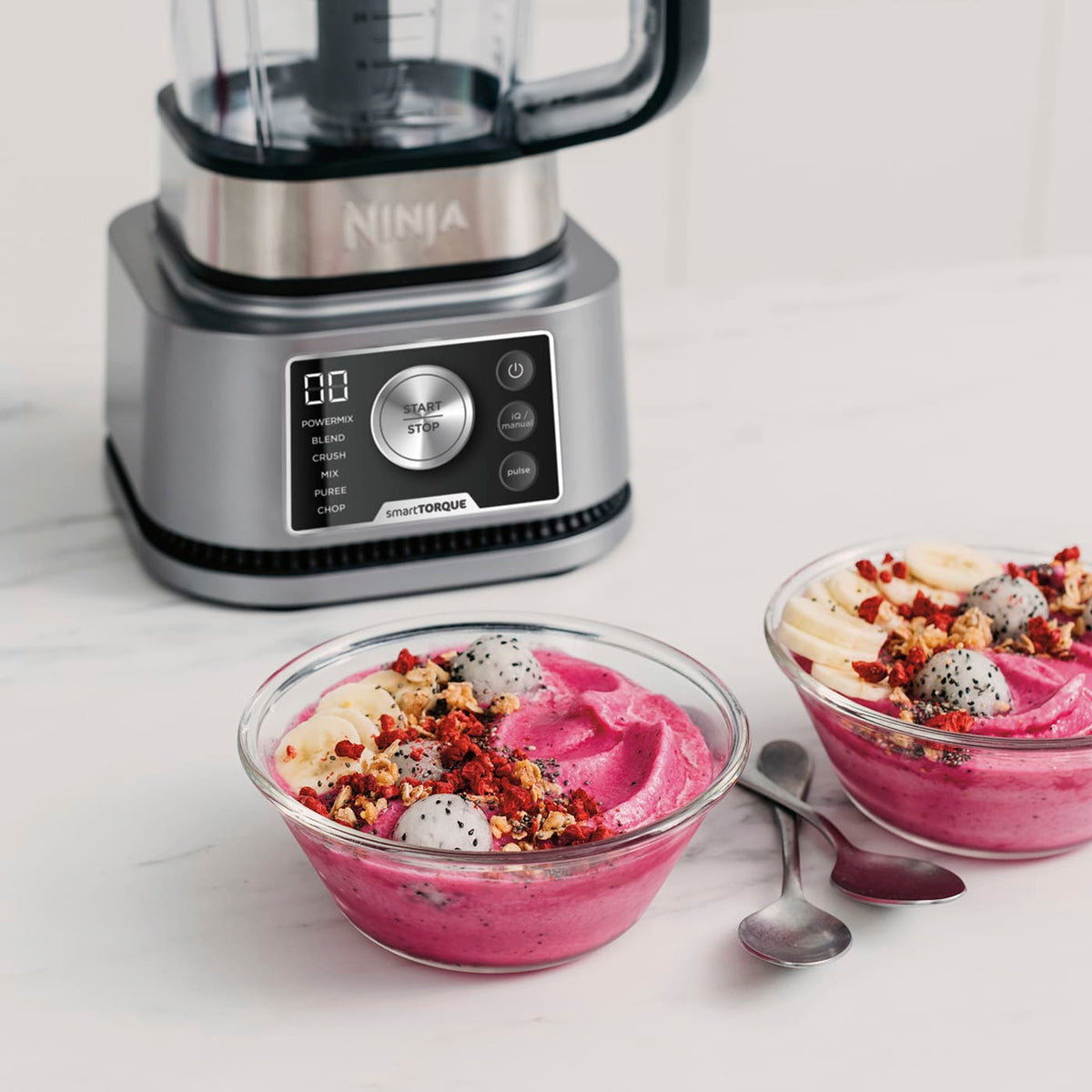 Blender 3 en 1 Ninja Foodi Power Nutri avec technologies Smart Torque & Auto-iQ 1200W - CB350EU