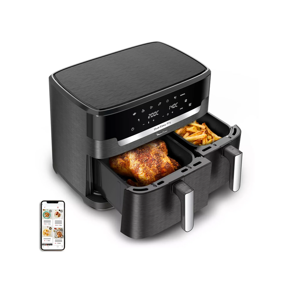 Airfryer Moulinex 11L Easy fry Dual EZ942HF0