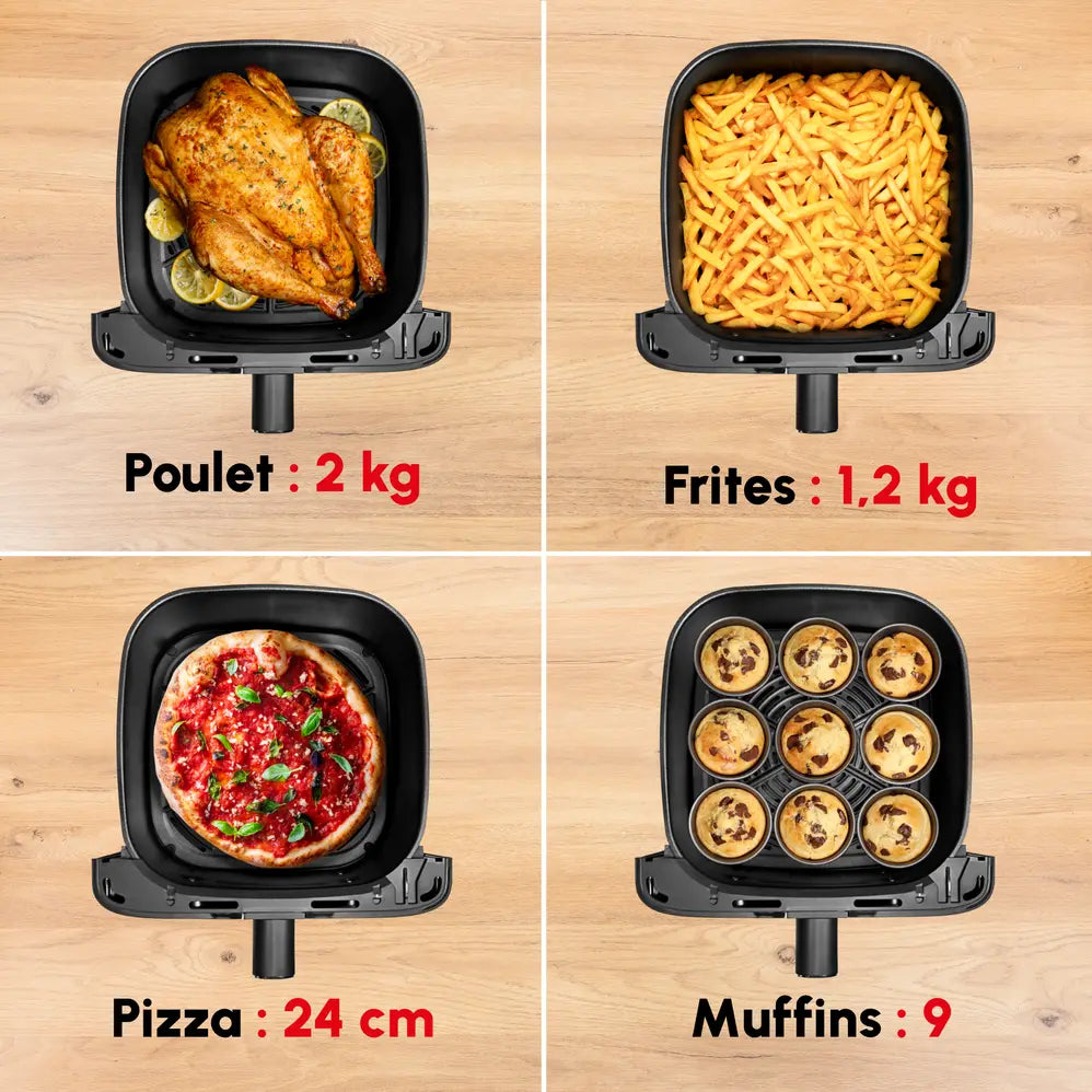 Air fryer Moulinex Easy Fry Mega 7,5L EZ855D20, vue 5