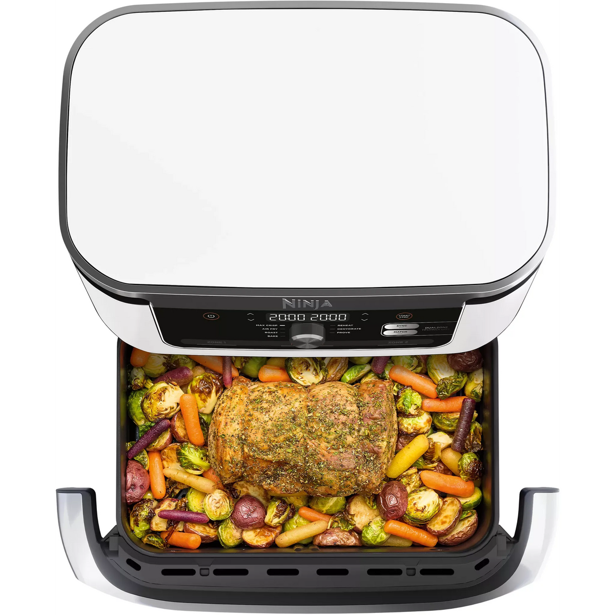 Air fryer Ninja Foodi Flex 7 en 1 10,4L blanc AF500EUWH, vue 2