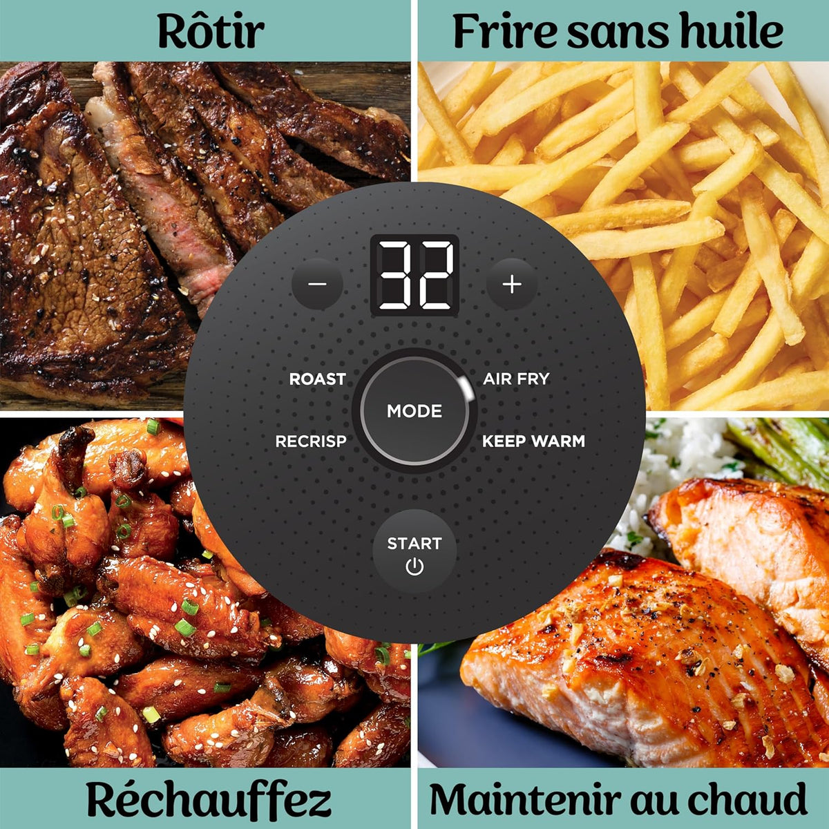 Air fryer portable Ninja CRISPi 4 en 1 FN101EUGY, vue 4