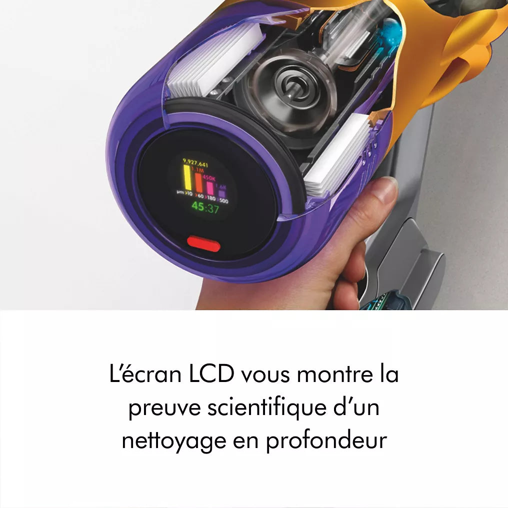 Aspirateur balai Dyson V12 Detect Slim Absolute, vue 3