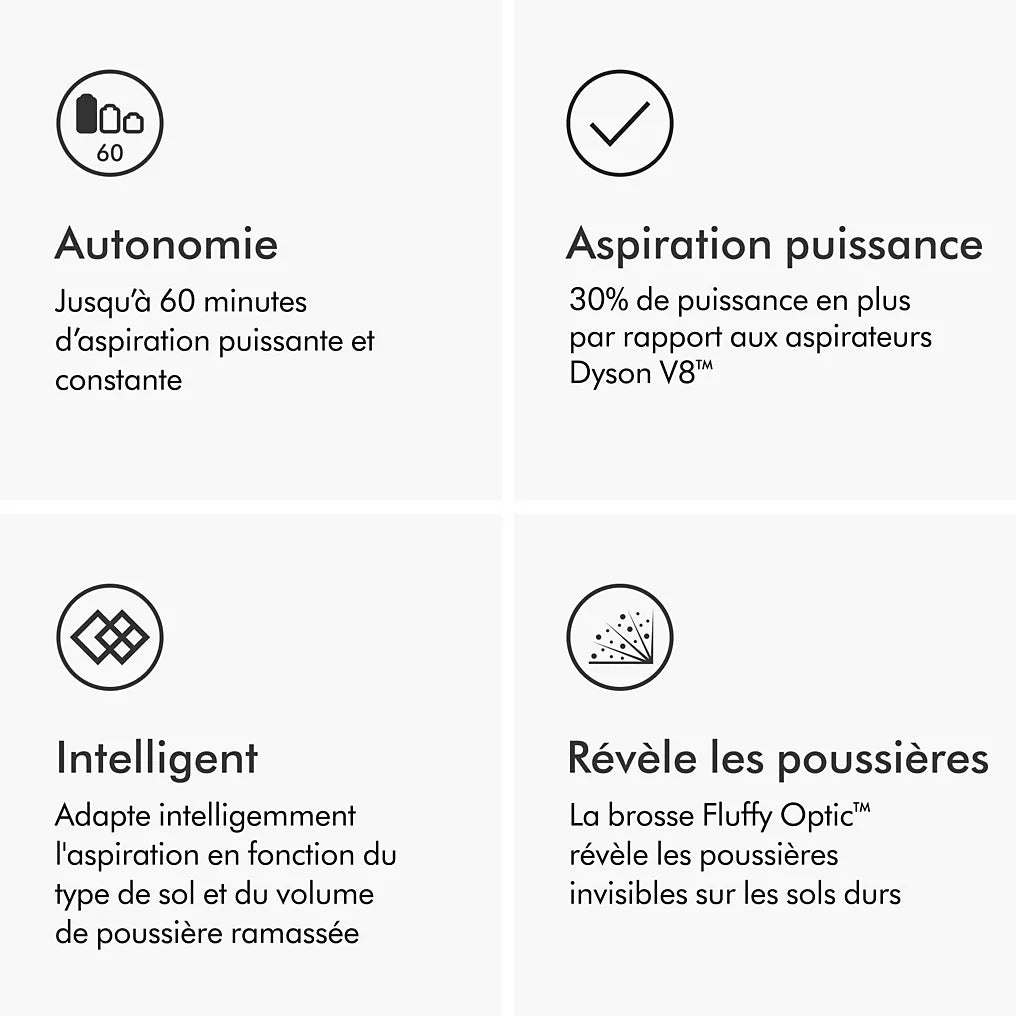 Aspirateur balai Dyson V12 Detect Slim Absolute, vue 8