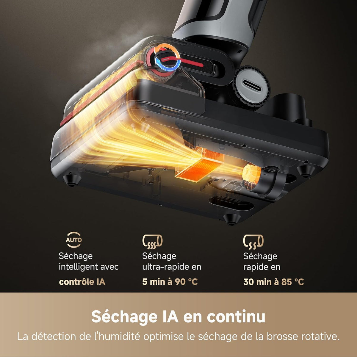 Aspirateur laveur Dreame H15 Pro Heat – photo 9