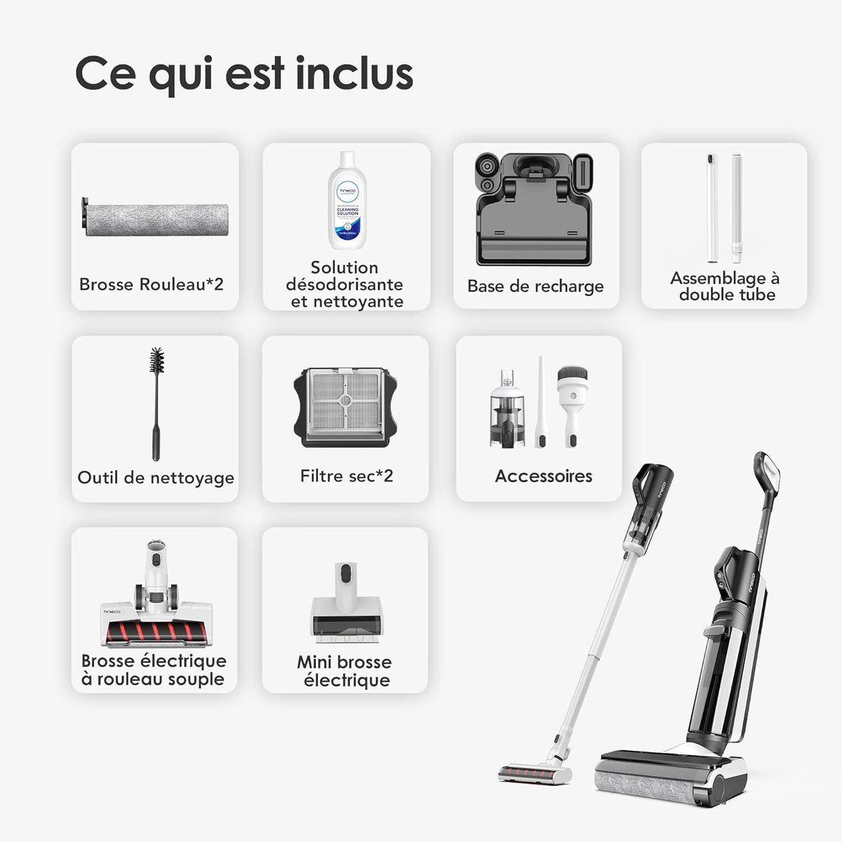 Aspirateur laveur Tineco Floor One S5 Combo Power Kit, vue 7
