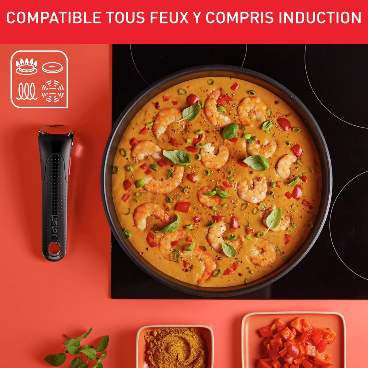 Batterie de cuisine Tefal Ingenio 20 pièces L897SJ04, vue 4