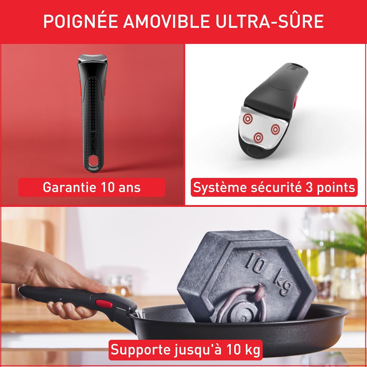 Batterie de cuisine Tefal Ingenio 20 pièces L897SJ04, vue 5