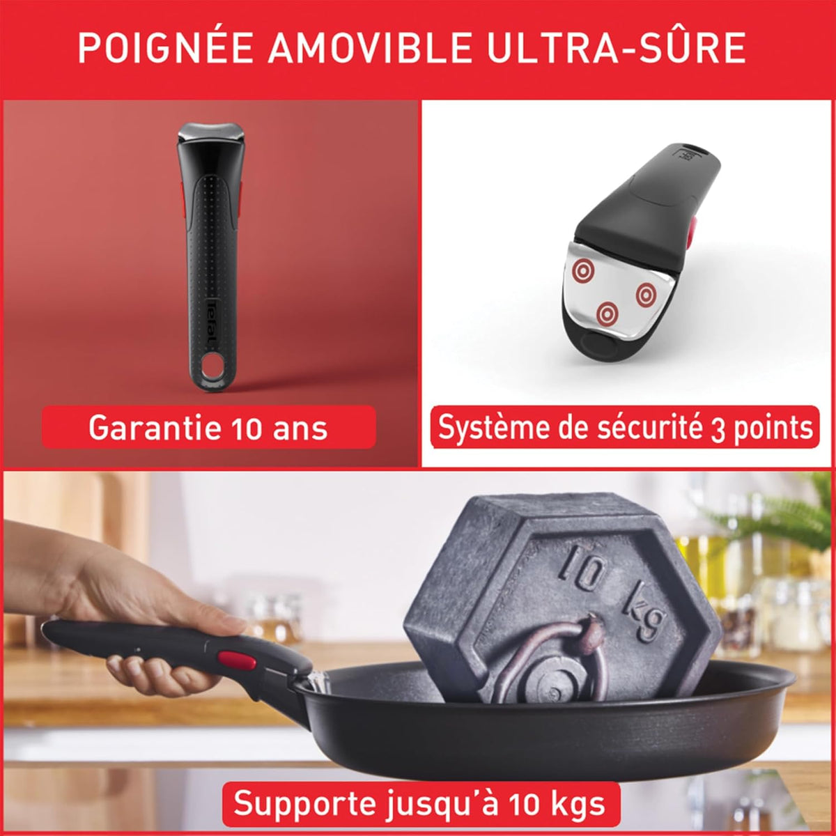 Batterie de cuisine Tefal Ingenio 20 pièces L897SJ04, vue 8