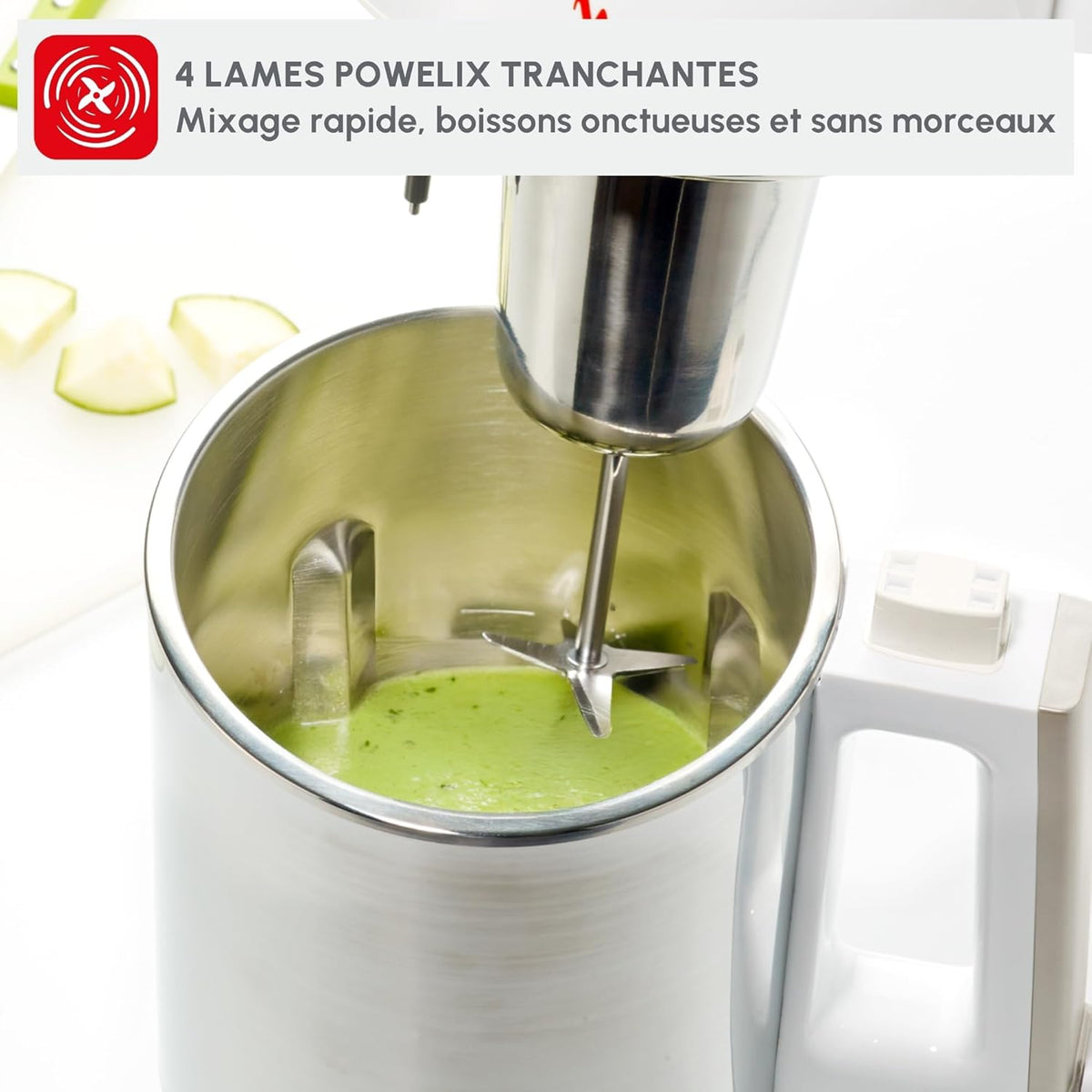 Blender chauffant Moulinex Easy Soup LM841110, vue 4