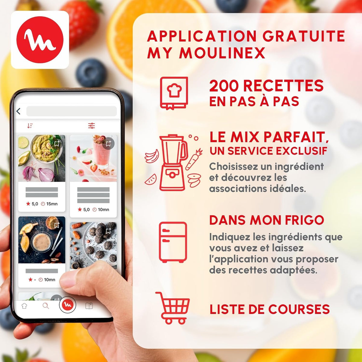 Blender chauffant Moulinex Easy Soup LM841110, vue 8