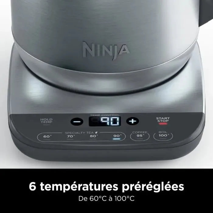 Bouilloire Ninja Perfect Temperature 1,7L KT201EU noir, vue 3