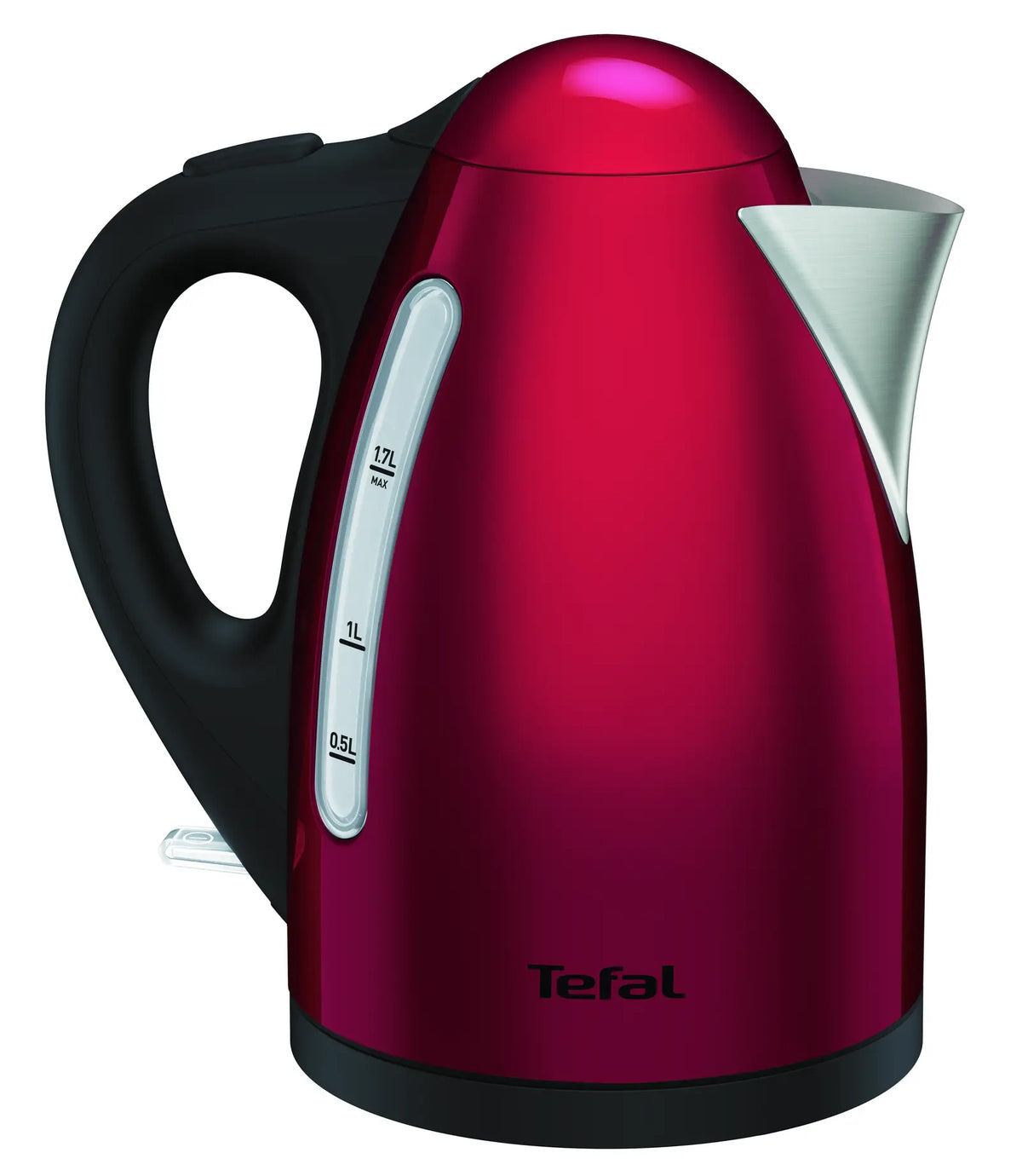Bouilloire Tefal inox rouge KI110511, vue 2